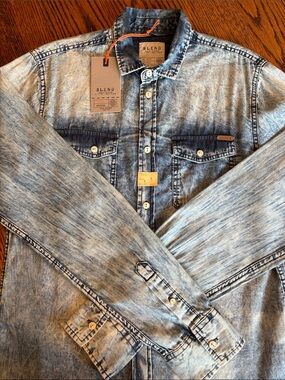 BLEND- NWT Size M LS Casual Button-Down Shirt (M-114)